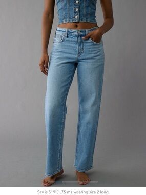 American Eagle Outfitters Stovepipe High-Rise Size 10 Long